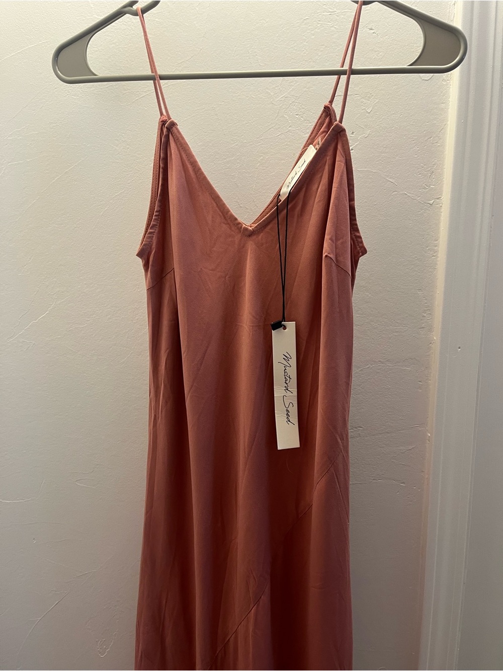 Mustard Seed Dusty Rose Slip Dress